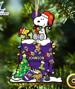 Minnesota Vikings Snoopy NFL Christmas…