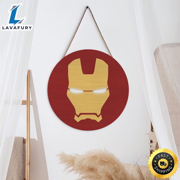 Movie Iron Man Painting Wall Art Print Marvel Christmas Sign