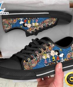 Movie Peanuts Snoopy Low-Top Shoes