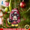 NCAA Northern Illinois Huskies And Mickey Mouse Ornament Personalized Your Name