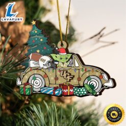 NCAA UCF Knights And Baby Yoda Christmas Ornament