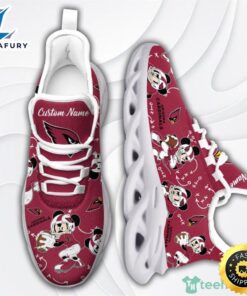 NFL Arizona Cardinals Mickey Custom Name Max Soul Sneaker Running Shoes