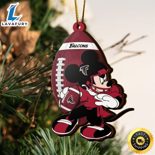 NFL Atlanta Falcons Mickey Mouse Christmas Ornament