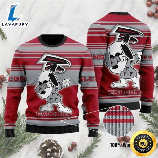 NFL Atlanta Falcons Snoopy Ugly Christmas Sweater