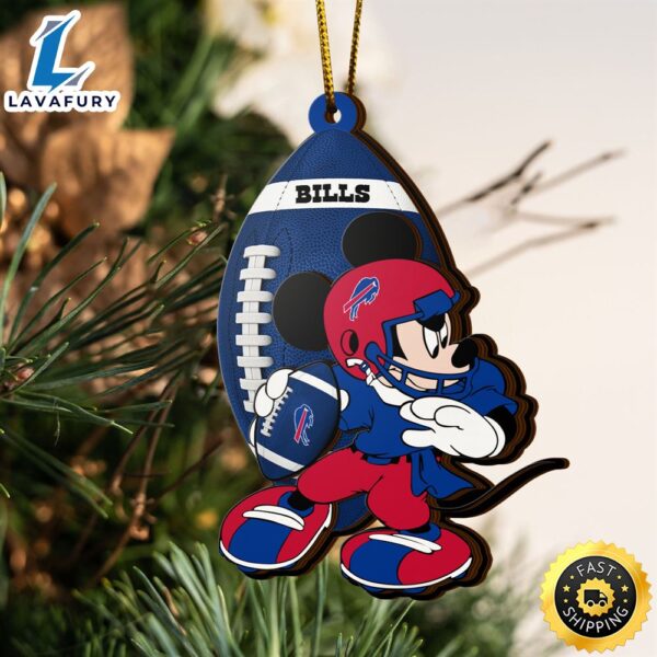 NFL Buffalo Bills Mickey Mouse Christmas Ornament