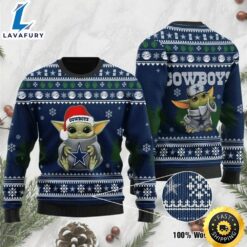 NFL Dallas Cowboys Baby Yoda Ugly Christmas SweaterSweater