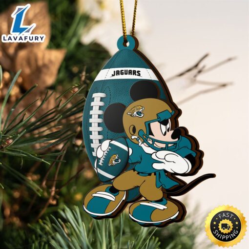 NFL Jacksonville Jaguars Mickey Mouse Christmas Ornament