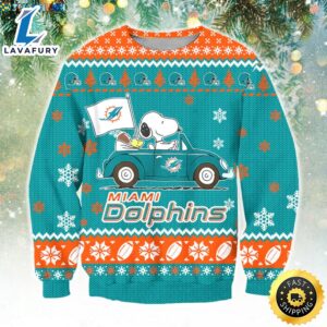 NFL Miami Dolphins Snoopy Driving…