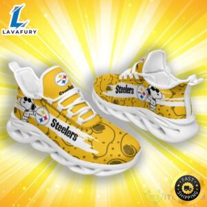 NFL Pittsburgh Steelers Snoopy Exclusive Max Soul Shoes