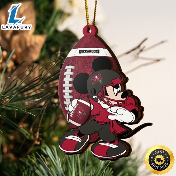 NFL Tampa Bay Buccaneers Mickey Mouse Christmas Ornament