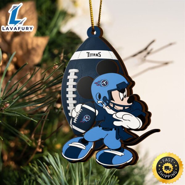 NFL Tennessee Titans Mickey Mouse Christmas Ornament