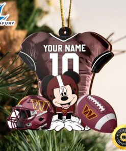 NFL Washington Commanders Mickey Mouse…
