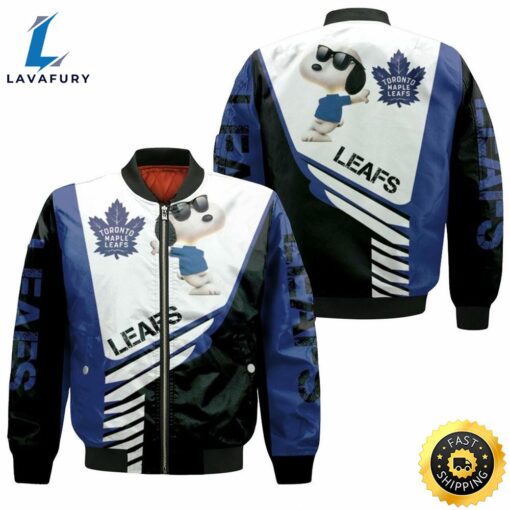 NHL Toronto Maple Leafs Snoopy Bomber Jacket