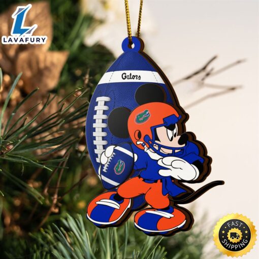 Ncaa Florida Gators Mickey Mouse Christmas Ornament