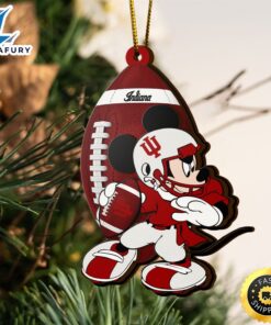 Ncaa Indiana Hoosiers Mickey Mouse Christmas Ornament