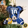 Ncaa Pittsburgh Panthers Mickey Mouse Christmas Ornament Custom Your Name And Number