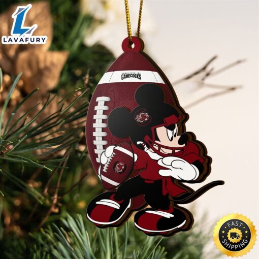 Ncaa South Carolina Gamecocks Mickey Mouse Christmas Ornament