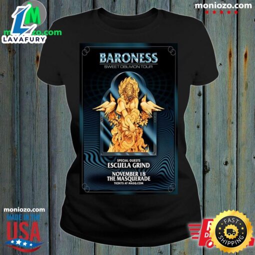 Official Baroness November 18, 2023 The Masquerade Poster Shirt