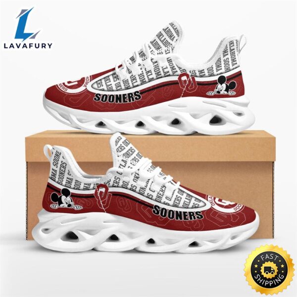 Oklahoma Sooners Mickey Mouse Max Soul Shoes