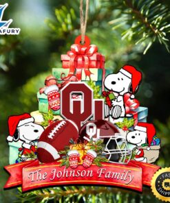Oklahoma Sooners Snoopy Christmas NCAA…