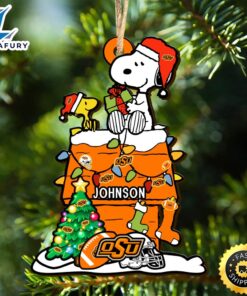 Oklahoma State Cowboys Snoopy Christmas…