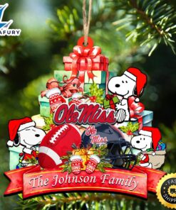 Ole Miss Rebels Snoopy Christmas…
