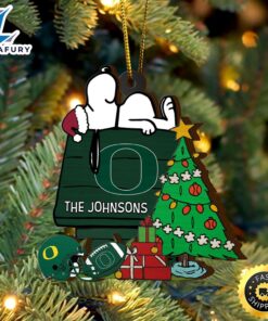 Oregon Ducks Snoopy Christmas NCAA…