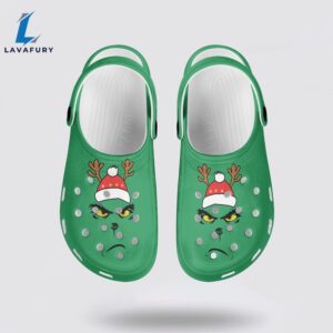 Personalized Grinch Christmas Crocs Classic…