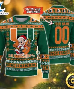 Personalized Miami Hurricanes Mickey Ugly…
