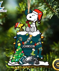 Philadelphia Eagles Snoopy NFL Christmas…