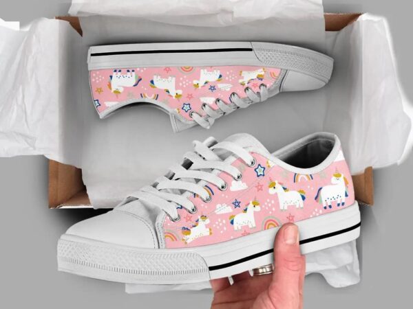 Pink Unicorn Women’s Low Top Sneaker