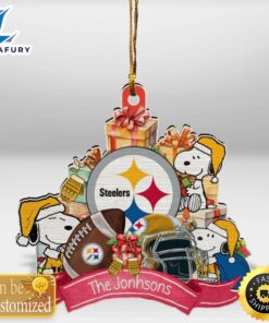 Pittsburgh Steelers Snoopy Christmas Personalized…