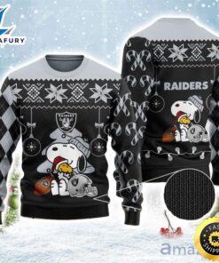 Raiders Ugly Sweater Peanuts Snoopy…