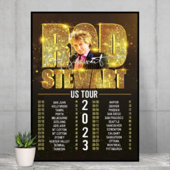 Rod Stewart The Hits Tour 2023 Poster