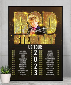 Rod Stewart The Hits Tour 2023 Poster