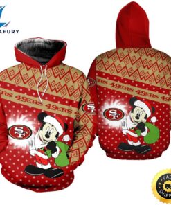 San Francisco 49ers Christmas Mickey…