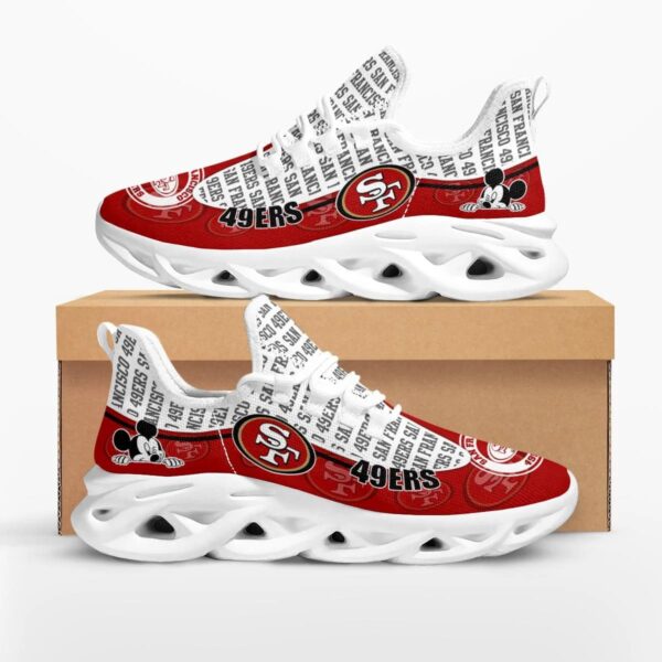 San Francisco 49ers Mickey Mouse Max Soul Shoes
