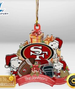 San Francisco 49ers Snoopy Christmas…