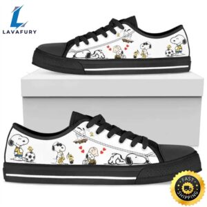 Snoopy Football Low Top Converse…