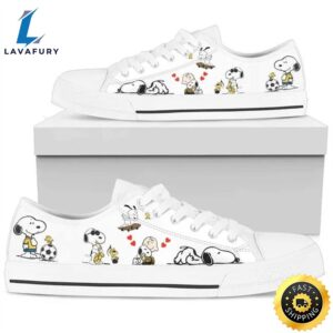 Snoopy Football Low Top Converse…
