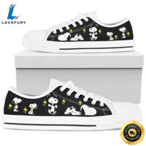 Snoopy Friendship Low Tops Shoes