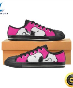 Snoopy Hot Pink Low Top…