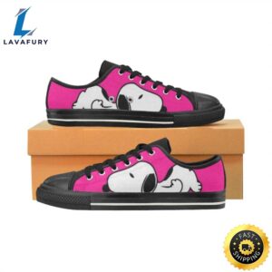 Snoopy Hot Pink Low Top…