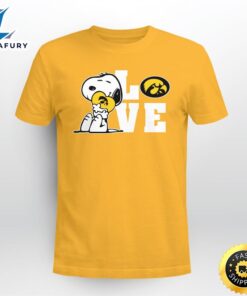 Snoopy Love My Iowa Hawkeyes