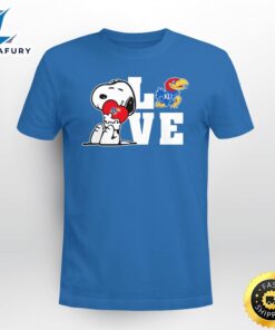 Snoopy Love My Kansas Jayhawks