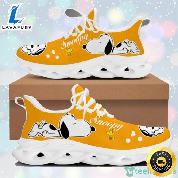 Snoopy Max Soul Sneaker Running Shoes Dark Orange Shoes