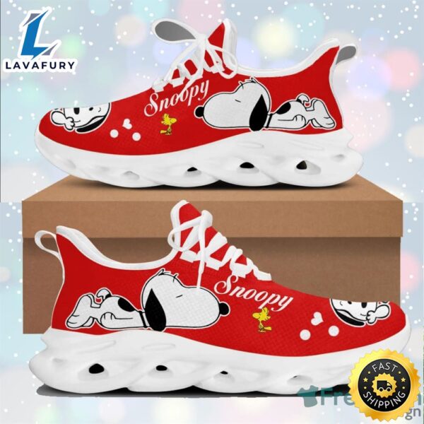Snoopy Max Soul Sneaker Running Shoes Red Shoes