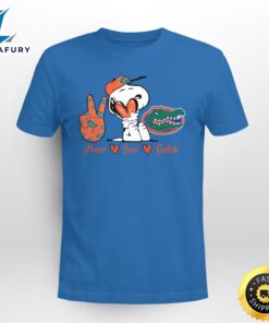 Snoopy Peace Love Florida Gators