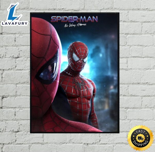 Spider-Spider-Man No Way Home Marvel Mcu Superhero Cover Canvas