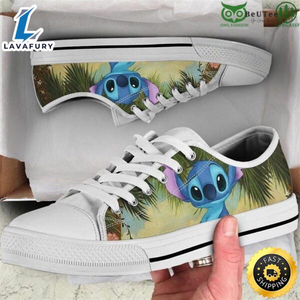 Stitch Beach Vibe Hawaii Low Top Shoes